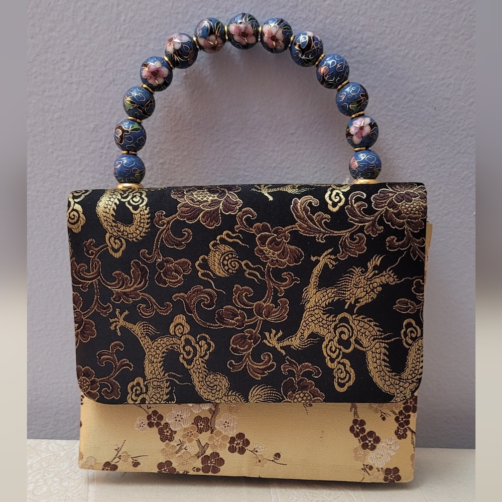 Saks 5th Avenue Vintage Asian Purse
